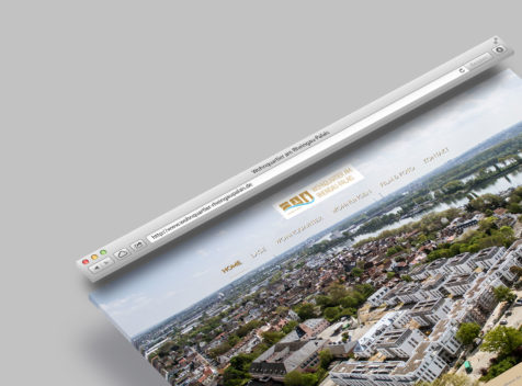 Homepage Website Erstellung Wiesbaden Wohnquartier am Rheingau-Palais Webdesign